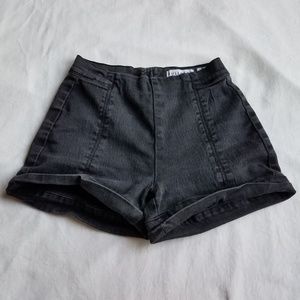 Black Retro Shorts